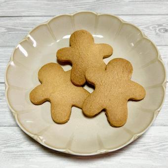 手作りのジンジャーマンクッキー ジンジャーマンクッキー,クッキー,スイーツの写真素材