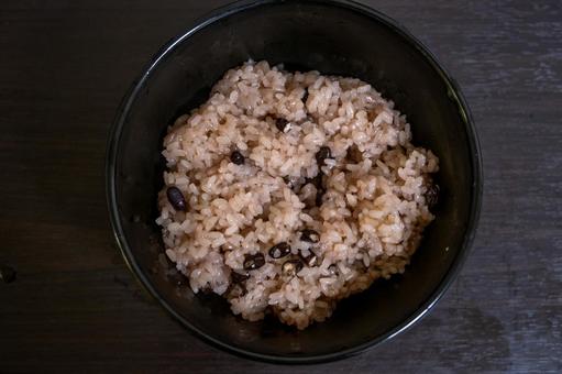 赤飯 赤飯 赤飯,餅米,米の写真素材