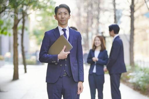 Businessman (mid-level), business, businessman, office worker, JPG