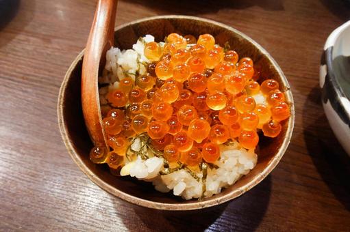 Salmon roe bowl, JPG