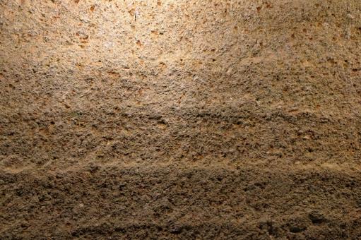 大谷石切り出し跡 大谷石,岩盤,自然の写真素材