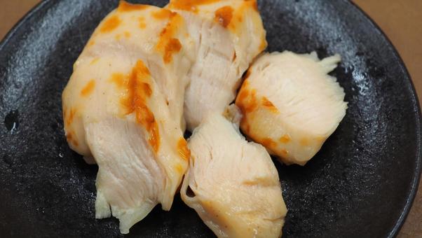 自家製・チキンソテー（マクロ撮影） チキンソテー,自家製,鶏肉の写真素材