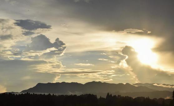 夏の夕空(№3) 夏の夕空(№3)の写真