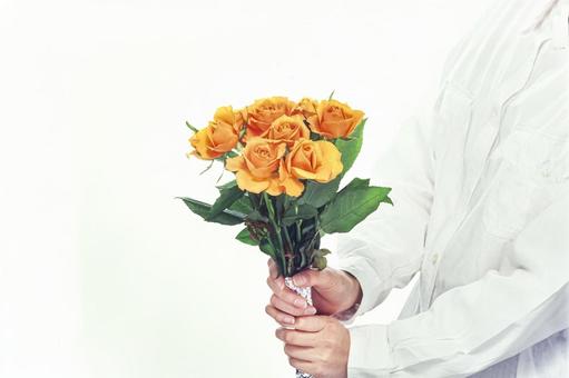 Rose flower in hand 10, JPG