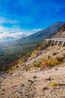 福島県　磐梯吾妻スカイラインの風景 磐梯吾妻スカイライン,福島,福島県の写真素材