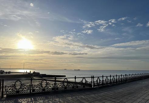 Photo, coastal, a promenade, promenade, 