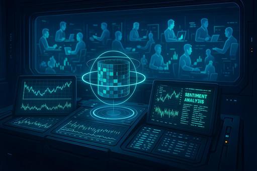 市場センチメント分析の写真