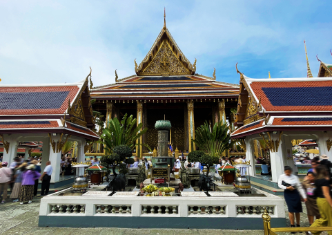 ワット・プラケオ３ ワット・プラケオ,エメラルド寺院,金の写真素材