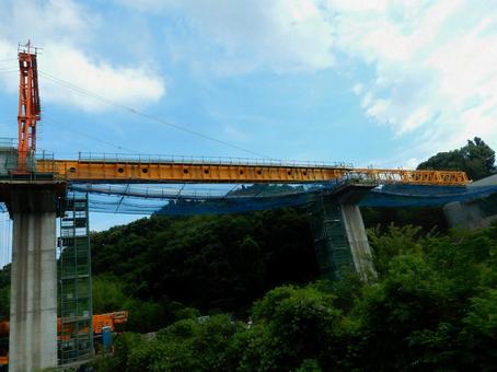 【工事写真】道路建設現場 【工事写真】道路建設現場 道路,橋梁,架設の写真素材