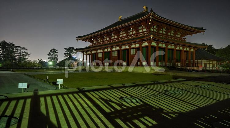 興福寺中金堂 中金堂,興福寺,奈良の写真素材