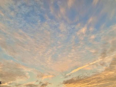 夕暮れの空 夕暮れの空の写真