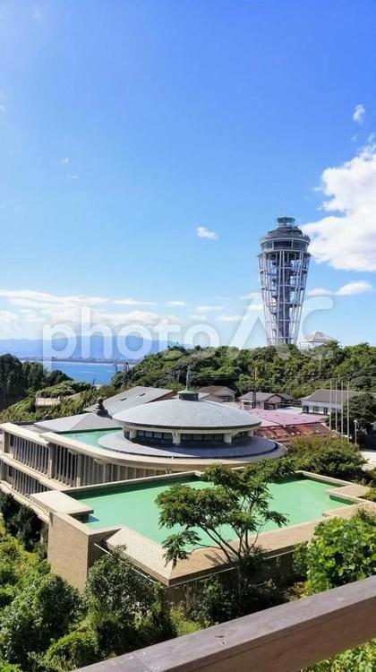 江の島の灯台 江の島,灯台,建築の写真素材