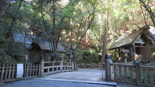 多度大社　本宮　別宮　多度両宮 多度大社,神社,神社仏閣の写真素材