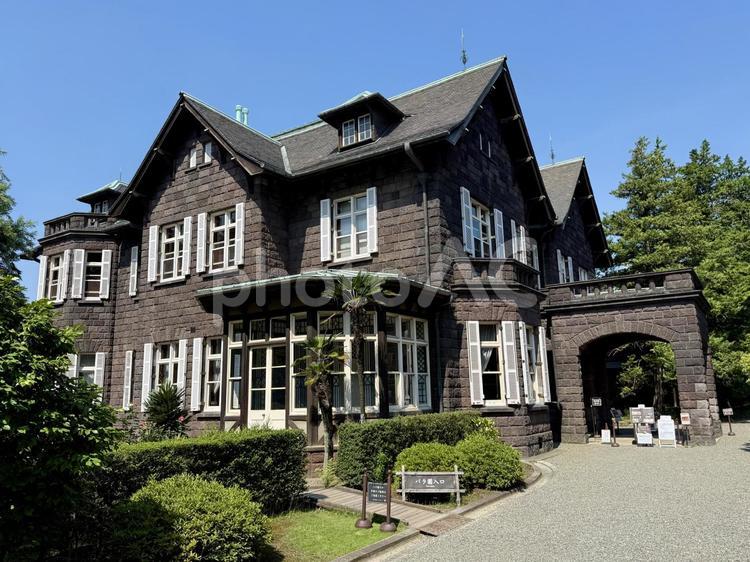 旧古河邸　旧古河庭園　7月 バラ園,旧古河庭園,旧古河邸の写真素材