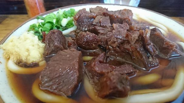Photo, kitakyushu, udon, meat noodles, 