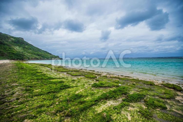 沖縄県・宮古島　新城海岸の風景 宮古島,海,沖縄の写真素材