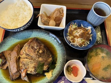 煮魚定食 煮魚,定食,ランチの写真素材