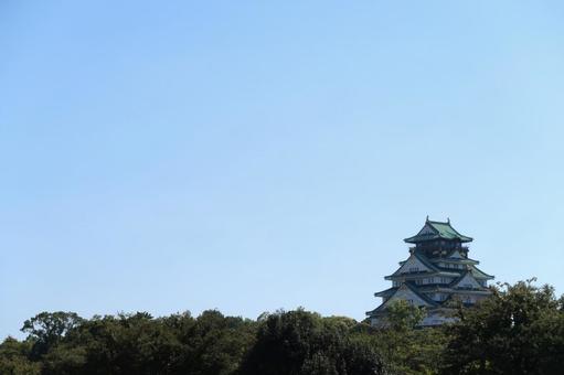 Osaka Castle castle tower castle blue sky sky, JPG Osaka Castle castle tower castle blue sky sky, JPG