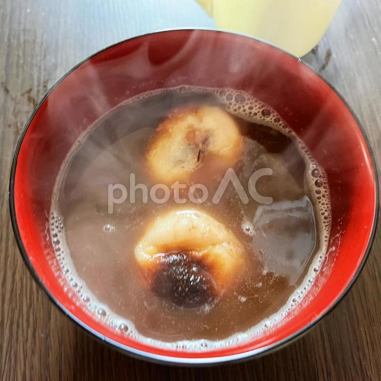 ぜんざい 焼き餅 和  ぜんざい 焼き餅 和  ぜんざい,あずき,餅入りの写真素材