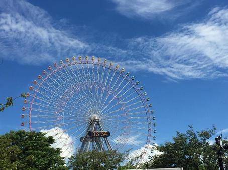 観覧車 みなとみらい 観覧車 みなとみらい 横浜,みなとみらい,観覧車の写真素材