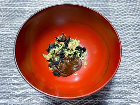 インスタント味噌汁 インスタント味噌汁,味噌汁,インスタントの写真素材