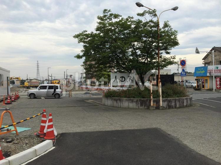 2015年改装工事中の新伊勢崎駅周辺風景 新伊勢崎駅,東武鉄道,伊勢崎線の写真素材