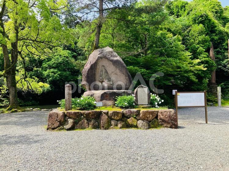 尾山神社　お松の方像 尾山神社,石川県金沢市,神社の写真素材