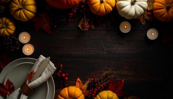 秋のフレームの写真