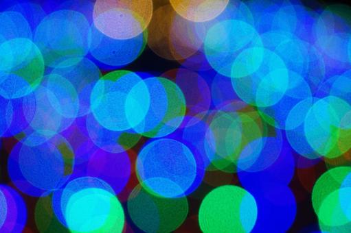 ＜冬のイメージ＞イルミネーション・玉ボケの写真