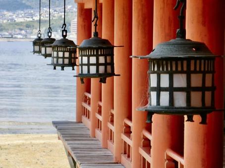 広島 厳島神社の風景 広島 厳島神社の風景の写真
