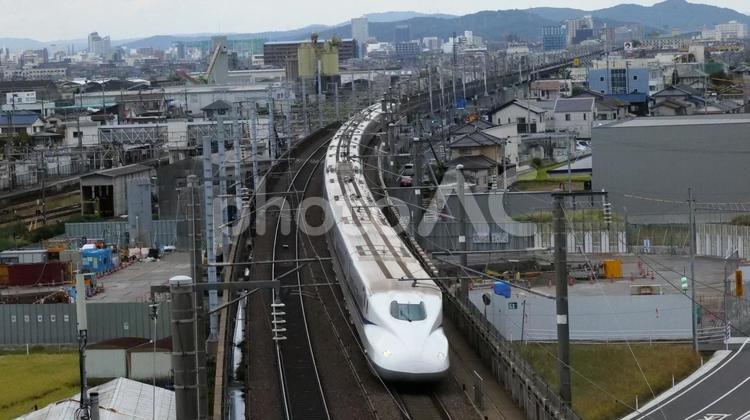 新幹線　N700系　のぞみ 鉄道,n700系,jrの写真素材