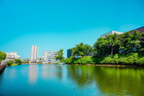 【秋田】千秋公園 2025 秋田,千秋公園,公園の写真素材