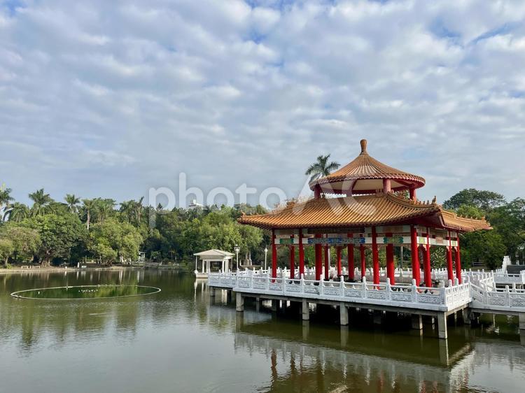 台湾、台南の台南公園 海外,台湾,台南の写真素材