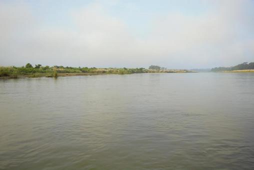 ラプティ川の風景 チトワン国立公園 6 ラプティ川の風景 チトワン国立公園 6 チトワン,ラプティ,ネパールの写真素材