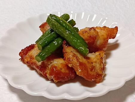 スパイシーチキン チキン,おつまみ,おかずの写真素材