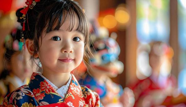 七五三のイメージの写真
