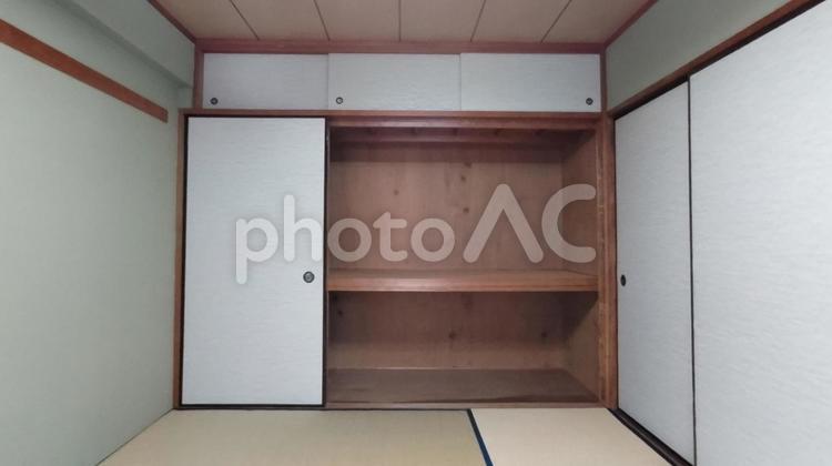 押入れのある和室 不動産,和室,押入れの写真素材