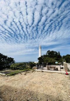 灯台 灯台 灯台,雲,青空の写真素材