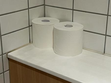 トイレットペーパー トイレットペーパー トイレ,トイレ掃除,掃除の写真素材