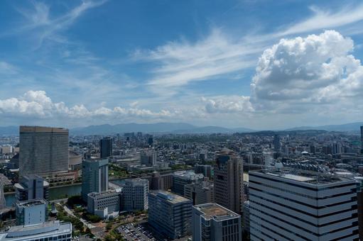 福岡タワーからの街並み 福岡タワーからの街並み 福岡,博多,九州の写真素材