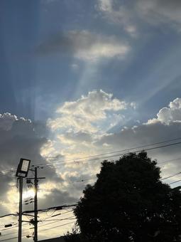Rays of sunset, JPG Rays of sunset, JPG