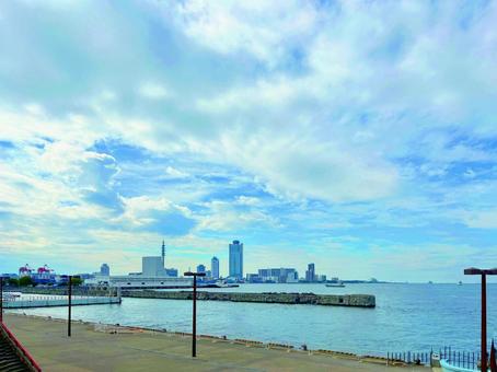 海遊館西はとばからの風景の写真