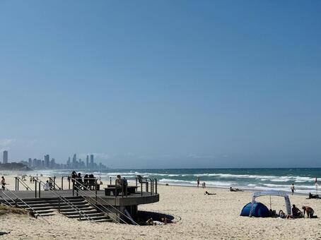 オーストラリアのビーチ オーストラリア,ビーチ,ゴールドコーストの写真素材