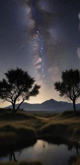 夜空 夜空の写真