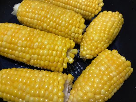 Photo, corn, yellow, plump, 