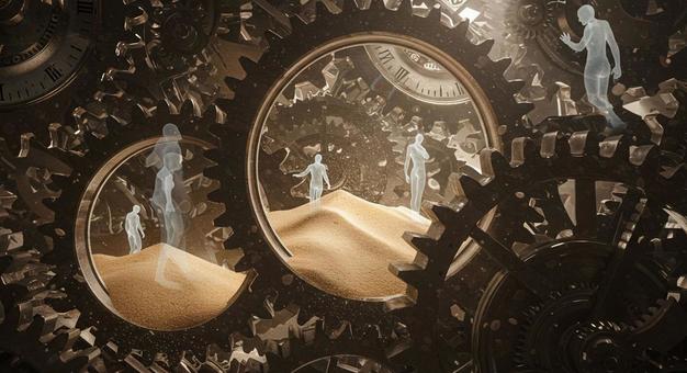 コンセプトアート 時の流れ コンセプトアート 時の流れの写真