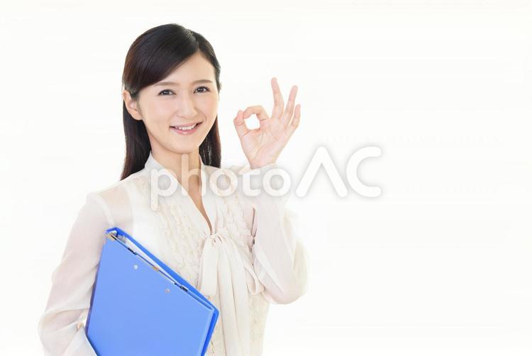 笑顔のビジネスウーマン ビジネス,会社員,ビジネスウーマンの写真素材