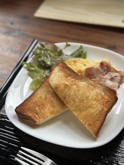 朝ごはんの洋食セット 朝ごはんの洋食セットの写真
