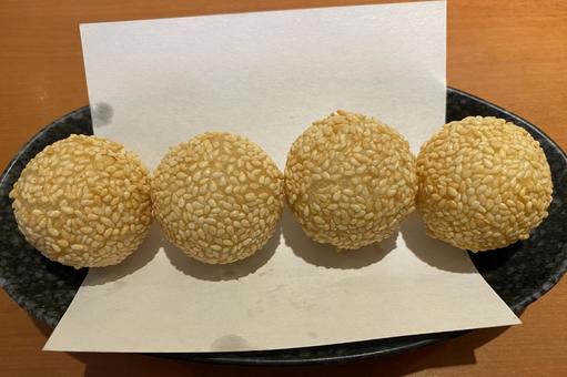 Photo, goblin, sesame dumpling, sesame, 