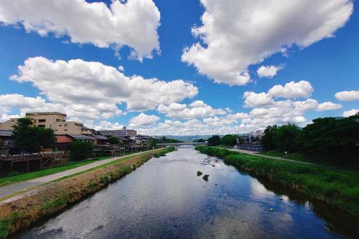 夏の鴨川 夏の鴨川の写真